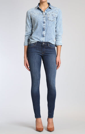 ADRIANA SUPER SKINNY IN DEEP INDIGO TRIBECA - Mavi Jeans