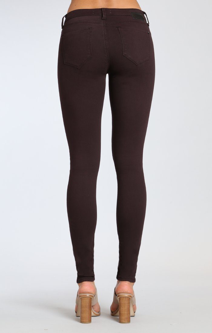 ADRIANA SUPER SKINNY IN WINE TWILL - Mavi Jeans