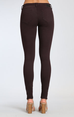 ADRIANA SUPER SKINNY IN WINE TWILL - Mavi Jeans