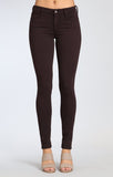 ADRIANA SUPER SKINNY IN WINE TWILL - Mavi Jeans