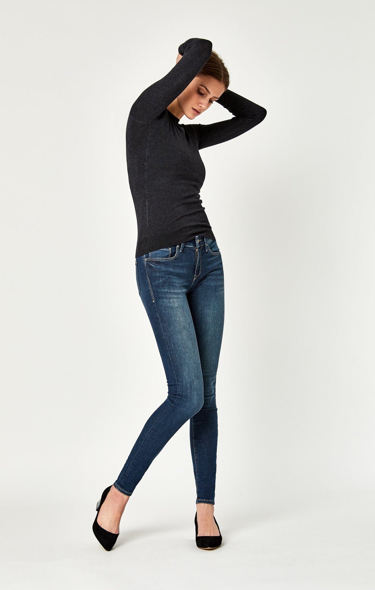 ADRIANA SUPER SKINNY IN SHADED TRIBECA - Mavi Jeans