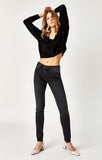 ALISSA SUPER SKINNY IN DARK SMOKE SUPERSOFT - Mavi Jeans