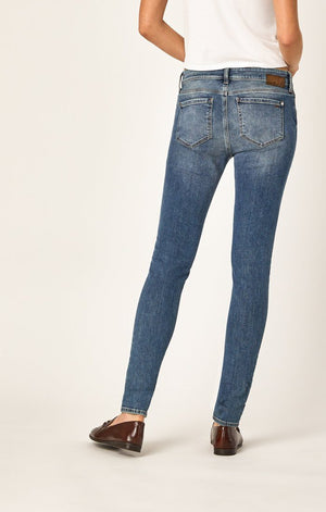 ADRIANA SUPER SKINNY IN MID DISTRESSED VINTAGE - Mavi Jeans