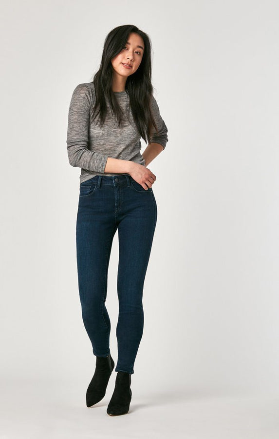 ADRIANA SUPER SKINNY IN DEEP GOLD PIMA - Mavi Jeans