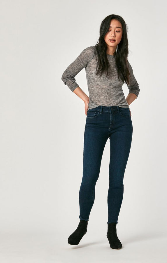 ADRIANA SUPER SKINNY IN DEEP GOLD PIMA - Mavi Jeans