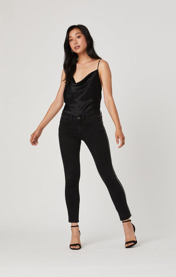 ADRIANA SUPER SKINNY IN SMOKE EMBELLISHED - Mavi Jeans