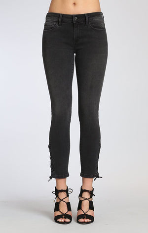 ADRIANA ANKLE SUPER SKINNY IN SMOKE LACE - Mavi Jeans