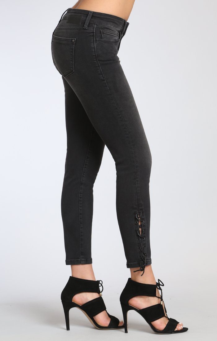 ADRIANA ANKLE SUPER SKINNY IN SMOKE LACE - Mavi Jeans