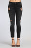 ADRIANA ANKLE SUPER SKINNY IN SMOKE ROSE EMBROIDERY - Mavi Jeans