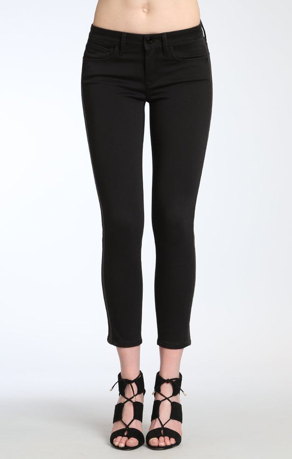 ADRIANA ANKLE SUPER SKINNY IN BLACK TUXEDO GOLD - Mavi Jeans