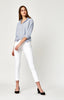 ADRIANA ANKLE SUPER SKINNY IN WHITE TRIBECA - Mavi Jeans