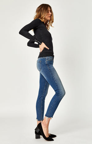 ADRIANA ANKLE SUPER SKINNY IN SHADED 80'S VINTAGE - Mavi Jeans