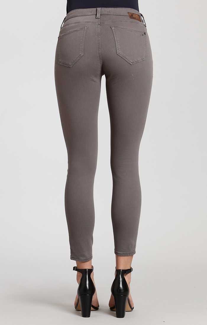 ADRIANA ANKLE SUPER SKINNY IN GRANITE GREY TWILL - Mavi Jeans