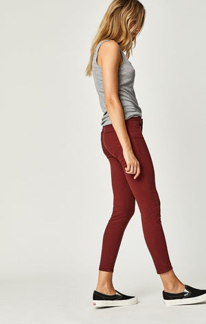 ADRIANA ANKLE SUPER SKINNY  IN SPICED APPLE TWILL - Mavi Jeans