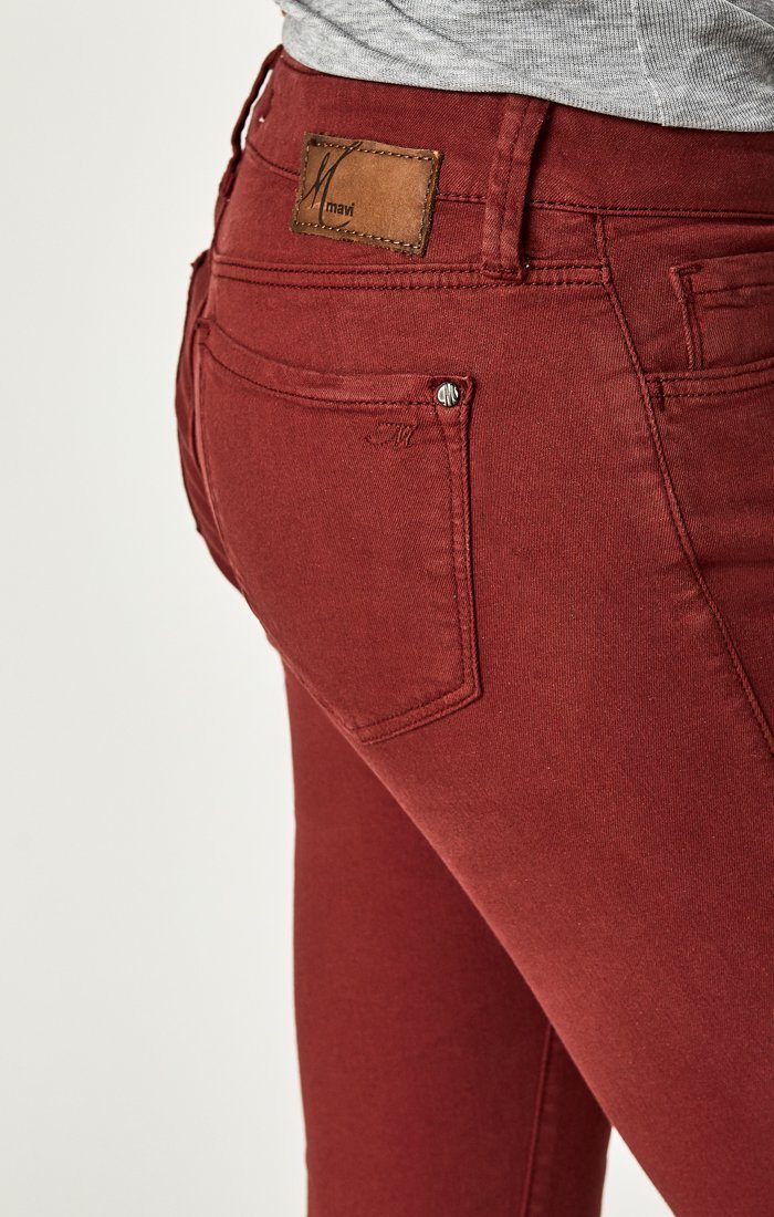 ADRIANA ANKLE SUPER SKINNY  IN SPICED APPLE TWILL - Mavi Jeans