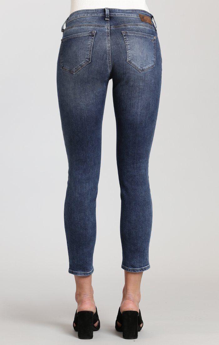 ADRIANA ANKLE SUPER SKINNY IN MID INDIGO TRIBECA - Mavi Jeans