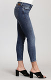 ADRIANA ANKLE SUPER SKINNY IN MID INDIGO TRIBECA - Mavi Jeans