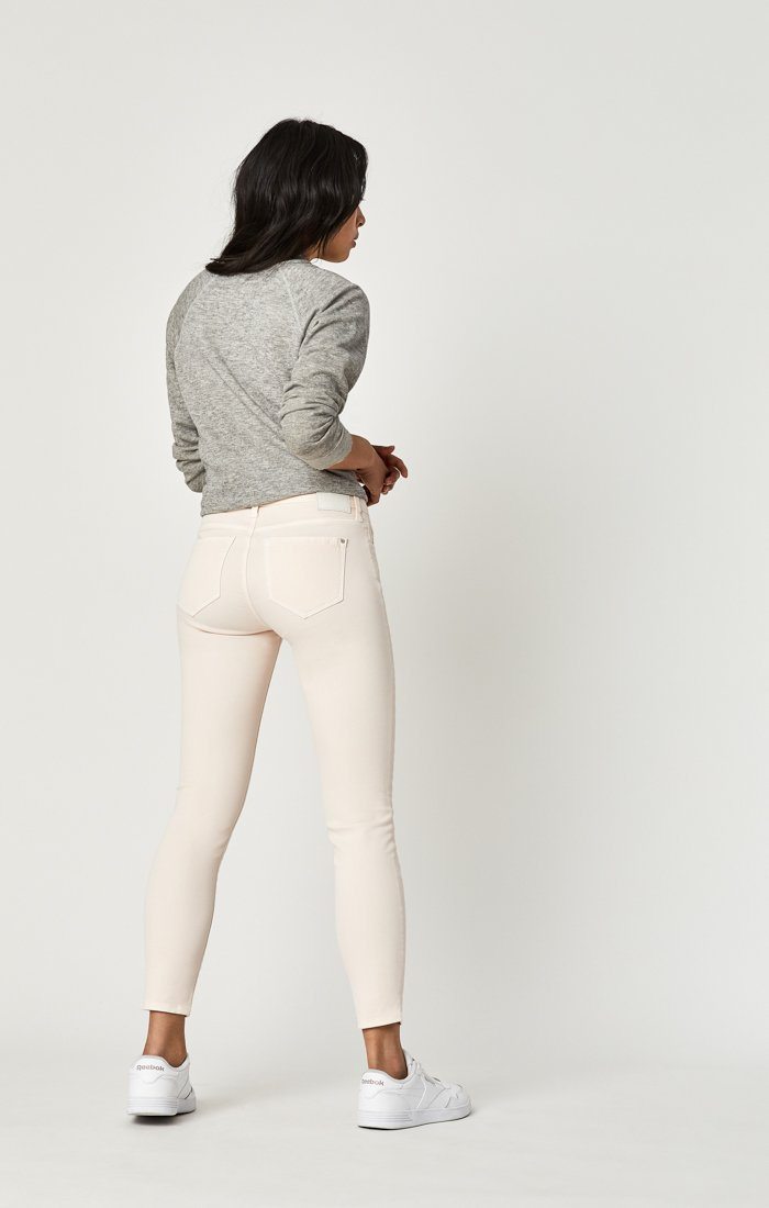 ADRIANA ANKLE SUPER SKINNY IN MAUVE MORNING TWILL - Mavi Jeans