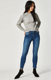 ADRIANA ANKLE SUPER SKINNY IN USED SHADED TRIBECA - Mavi Jeans