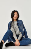 ADRIANA ANKLE SUPER SKINNY IN USED SHADED TRIBECA - Mavi Jeans