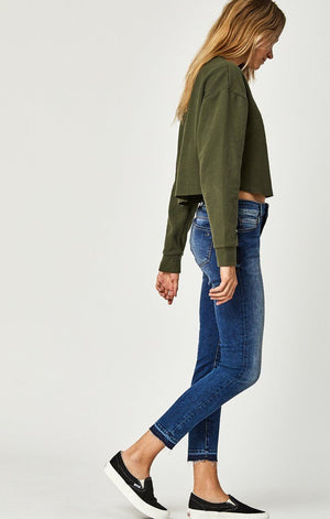 ADRIANA ANKLE SUPER SKINNY IN MID RANDOM TRIBECA - Mavi Jeans