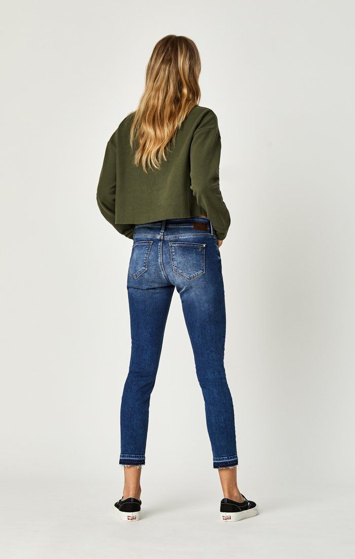 ADRIANA ANKLE SUPER SKINNY IN MID RANDOM TRIBECA - Mavi Jeans