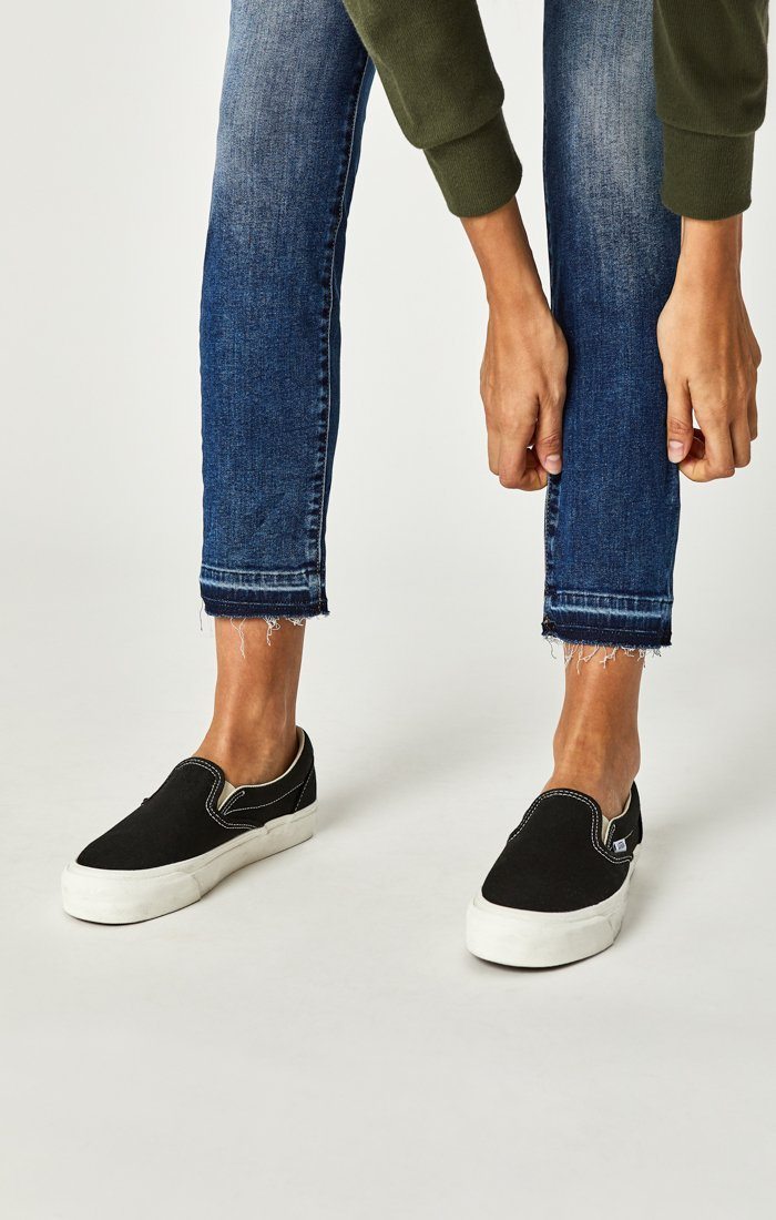 ADRIANA ANKLE SUPER SKINNY IN MID RANDOM TRIBECA - Mavi Jeans