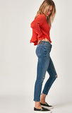 ADRIANA ANKLE SUPER SKINNY IN MID RIPPED VINTAGE - Mavi Jeans