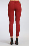 KARLINA ZIP SKINNY IN BRICK TWILL - Mavi Jeans