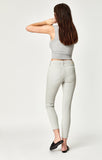 KARLINA ZIP  SKINNY IN GLACIER GREY TWILL - Mavi Jeans