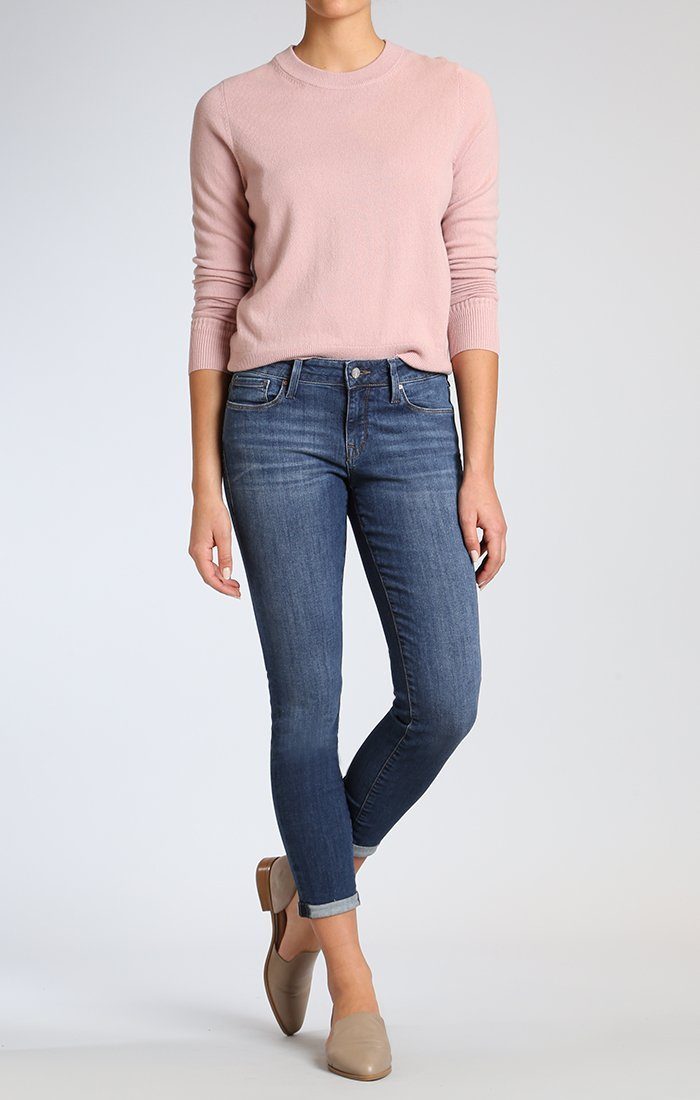 ALEXA ANKLE SKINNY IN DARK INDIGO TRIBECA - Mavi Jeans