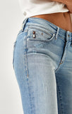 ADRIANA ANKLE SUPER SKINNY IN BLEACH SUMMER LACE - Mavi Jeans