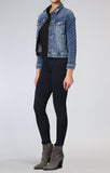 KATY JACKET IN DARK INDIGO EYELET - Mavi Jeans