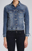 KATY JACKET IN DARK INDIGO EYELET - Mavi Jeans