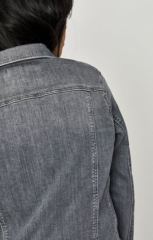 KATY JACKET IN MID GREY TRIBECA - Mavi Jeans