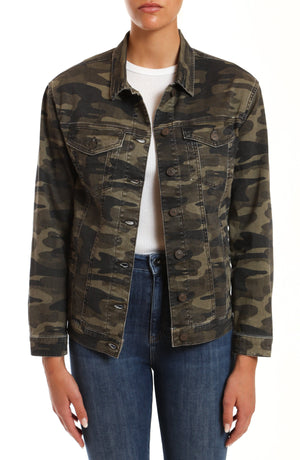 KARLA JACKET IN MILITARY CAMOUFLAGE - Mavi Jeans