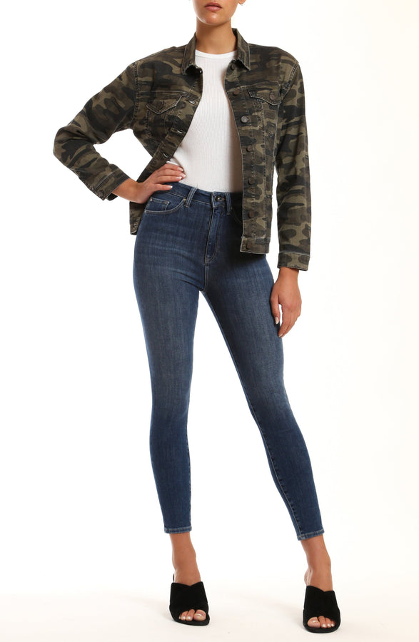 KARLA JACKET IN MILITARY CAMOUFLAGE - Mavi Jeans