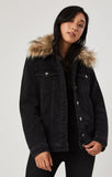 KARLA JACKET IN SMOKE FAKE FUR - Mavi Jeans