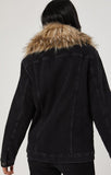 KARLA JACKET IN SMOKE FAKE FUR - Mavi Jeans