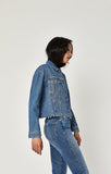 SIENNA CROP JACKET IN MID 90'S INDIGO - Mavi Jeans