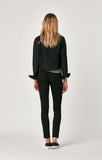 SIENNA CROP JACKET IN SMOKE STRETCH - Mavi Jeans