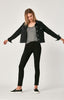 SIENNA CROP JACKET IN SMOKE STRETCH - Mavi Jeans