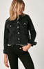 SIENNA CROP JACKET IN SMOKE STRETCH - Mavi Jeans