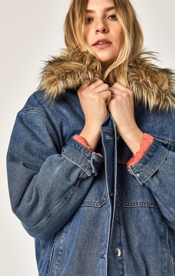 MARA JACKET IN INDIGO DENIM - Mavi Jeans