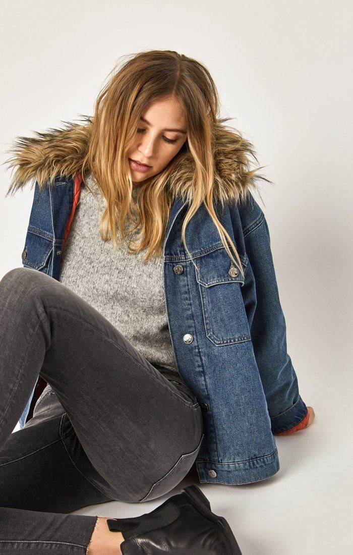 MARA JACKET IN INDIGO DENIM - Mavi Jeans