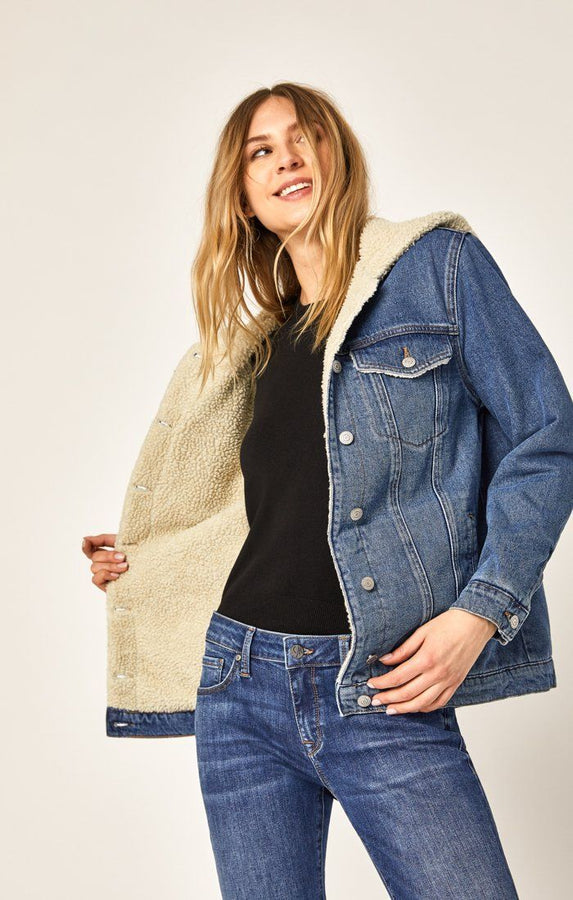 MINA JACKET IN MID DENIM - Mavi Jeans