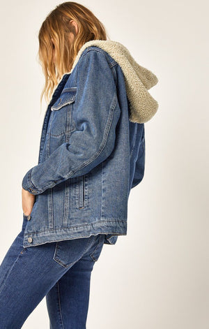 MINA JACKET IN MID DENIM - Mavi Jeans