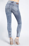 ELISA ZIP  SKINNY IN LIGHT ACID - Mavi Jeans