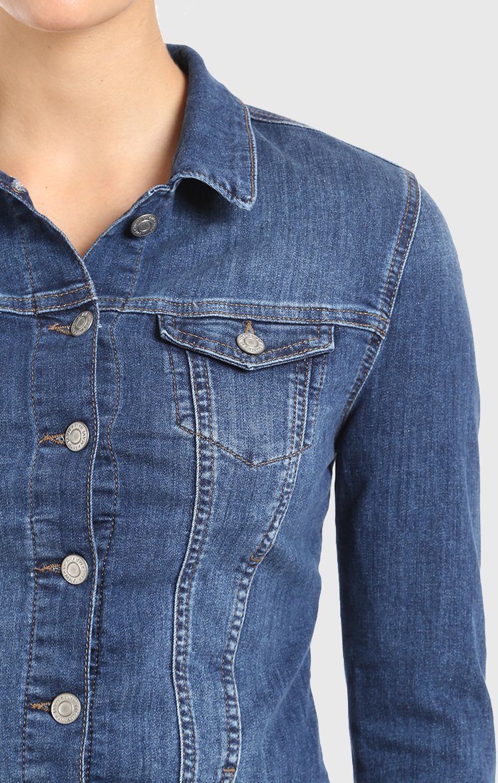 SAMANTHA JACKET IN DARK INDIGO TRIBECA - Mavi Jeans