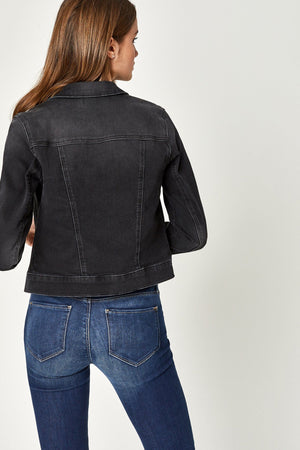 SAMANTHA JACKET IN DARK SMOKE SUPERSOFT - Mavi Jeans